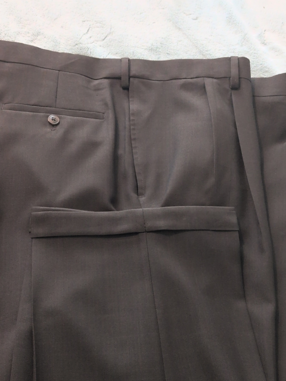Haggar Men's Dress Pants in Dark Brown